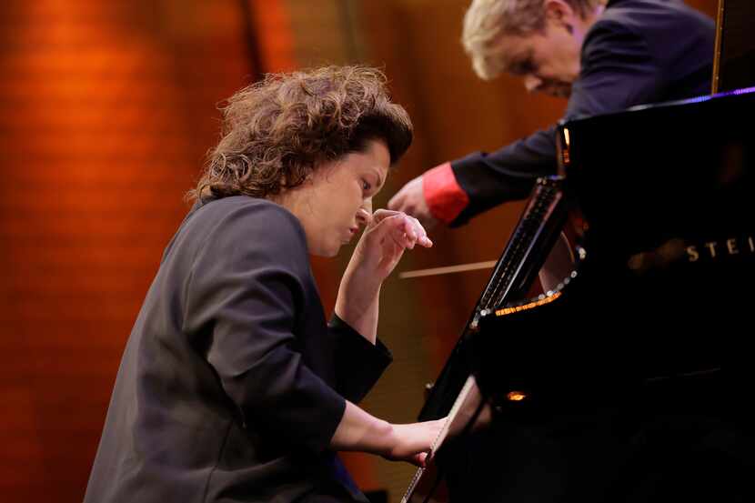 Pianist Anna Geniushene performs Beethoven's First Piano Concerto with guest conductor Marin...