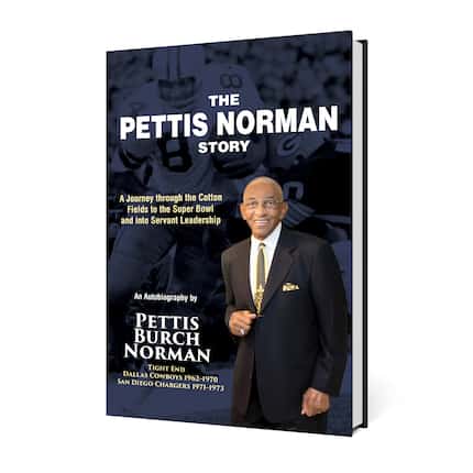 The cover of Pettis Norman's autobiography, The Pettis Norman Story.