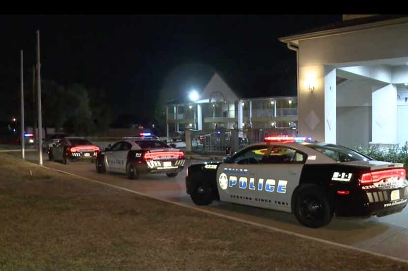 Police were called to the Super 8 motel in Far East Dallas early Dec. 12.