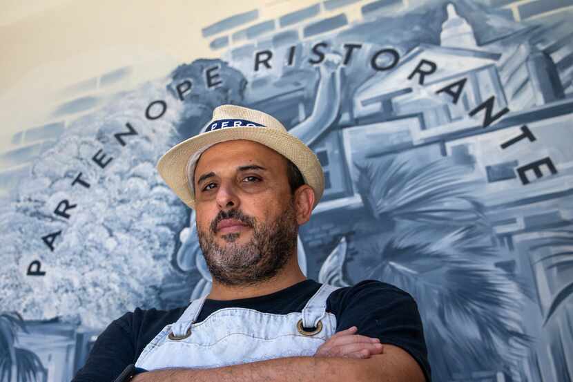 Chef Dino Santonicola poses for a portrait at Partenope Ristorante in downtown Dallas on...