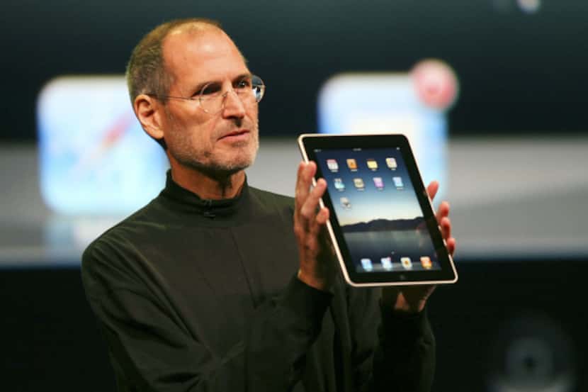 Steve Jobs, shown in 2010, helped usher in the era of personal computers and then led a...