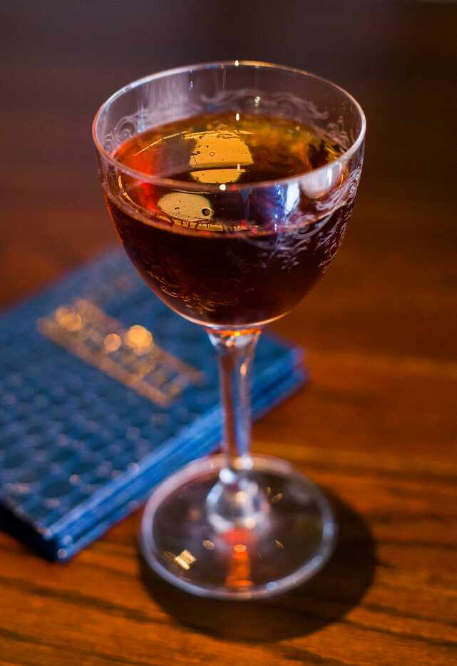 A Masterson's Manhattan at The Mitchell, a restaurant and cocktail bar, on Thursday,...