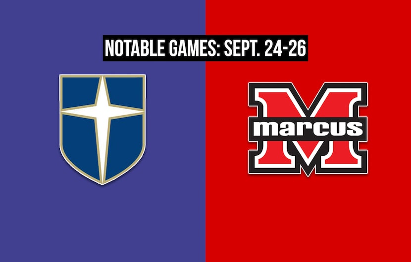 Notable games for the week of Sept. 24-26 of the 2020 season: Jesuit vs. Flower Mound Marcus.