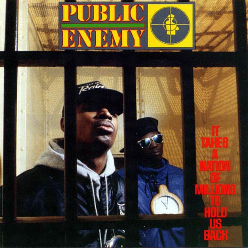 Cover image of the Public Enemy album  It Takes a Nation of Millions To Hold Us Back. 