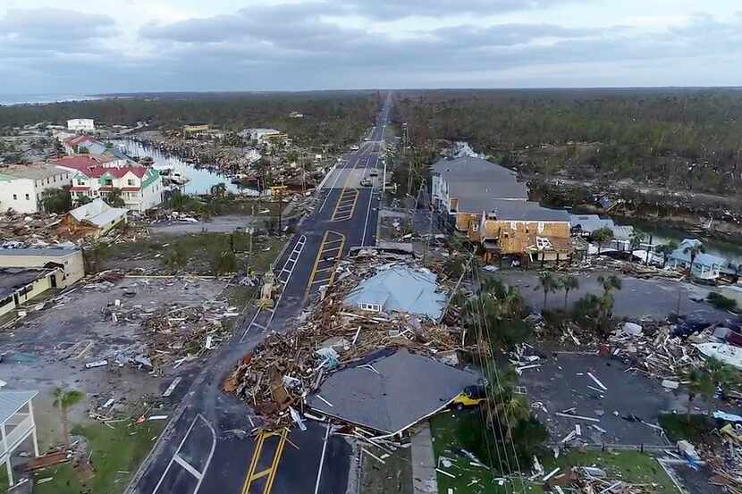 Hurricane Michael caused significant damage in Mexico Beach, Fla., and search-and-rescue...