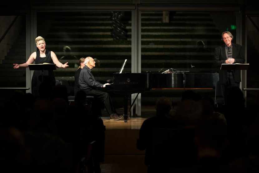 Soprano Tony Arnold, pianist Gilbert Kalish and baritone William Sharp perform Some Favored...