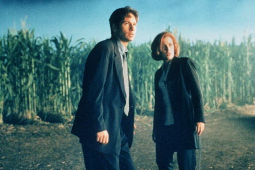 The X-Files movie stars David Duchovny and Gillian Anderson.
