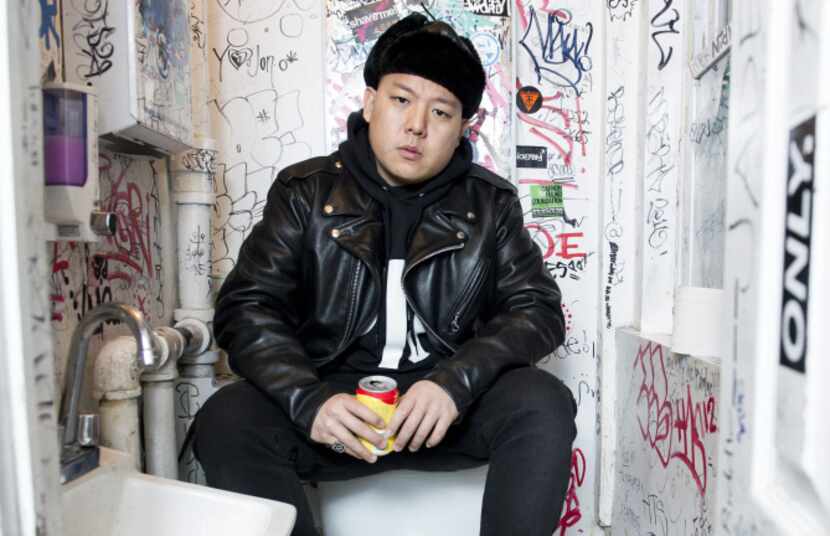 Eddie Huang, a chef and co-owner of BaoHaus, at the restaurant in New York, Jan. 10, 2013....