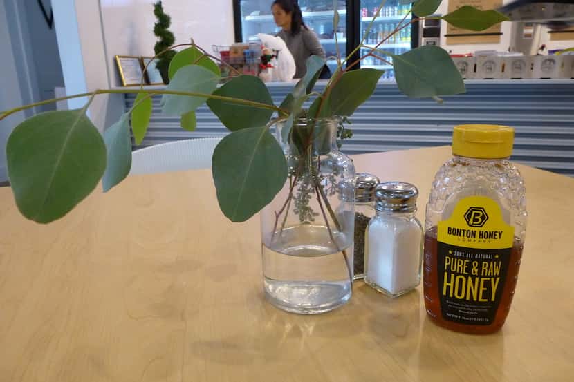 Bonton Farms' own honey is on every table at its cafe, which  opened in November.