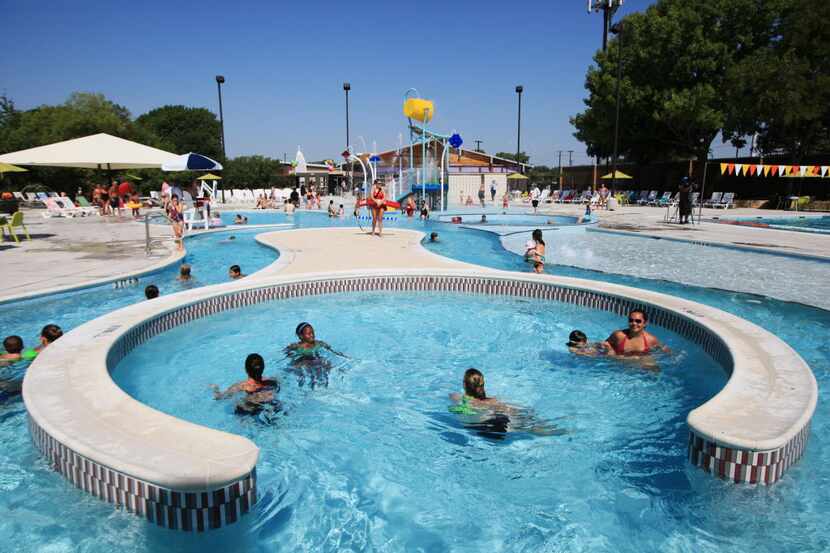File photo of the Heights Family Aquatic Center in Richardson.