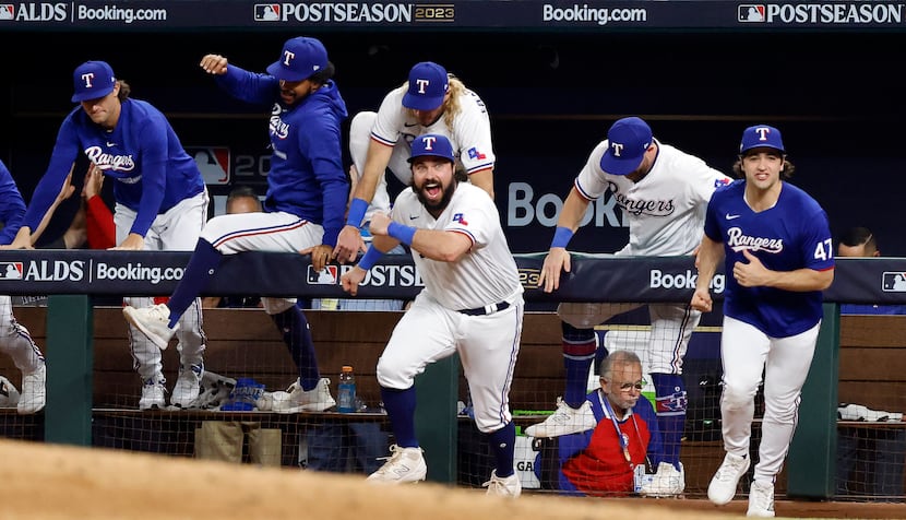 MLB Adult 2023 Division Series Champions Texas Rangers Locker Room