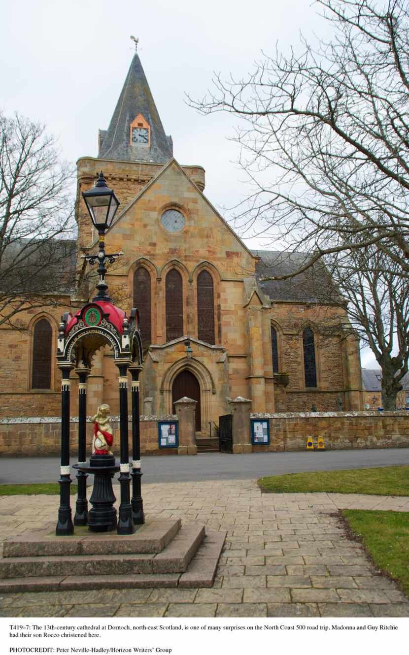 The 13th-century cathedral at Dornoch, north-east Scotland, is one of many surprises on the...