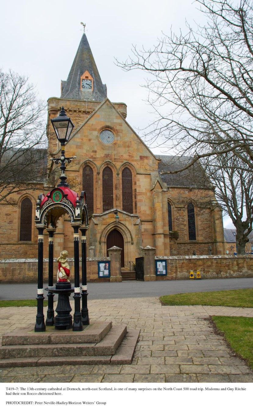 The 13th-century cathedral at Dornoch, north-east Scotland, is one of many surprises on the...