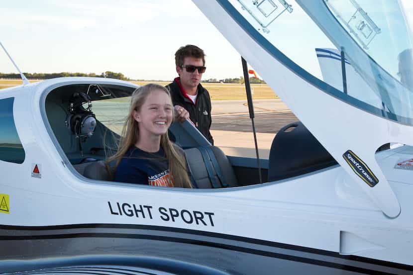 Kayla Gilbreath, a freshman at North, has her sights set on a flying career. She’s involved...