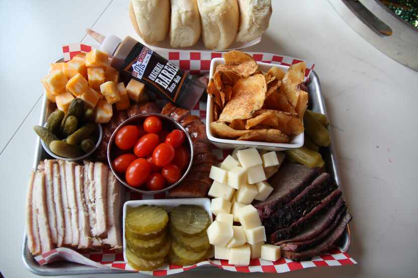 For the holidays this year, Big Al's offers a $65 barbecue charcuterie board that includes...