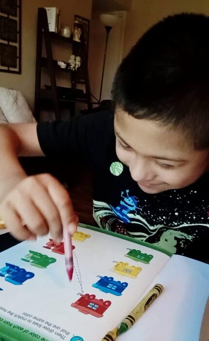 Joaquín Martínez Puebla, 11 años. Estudia en la escuela Reinhardt del DISD y tiene síndrome...