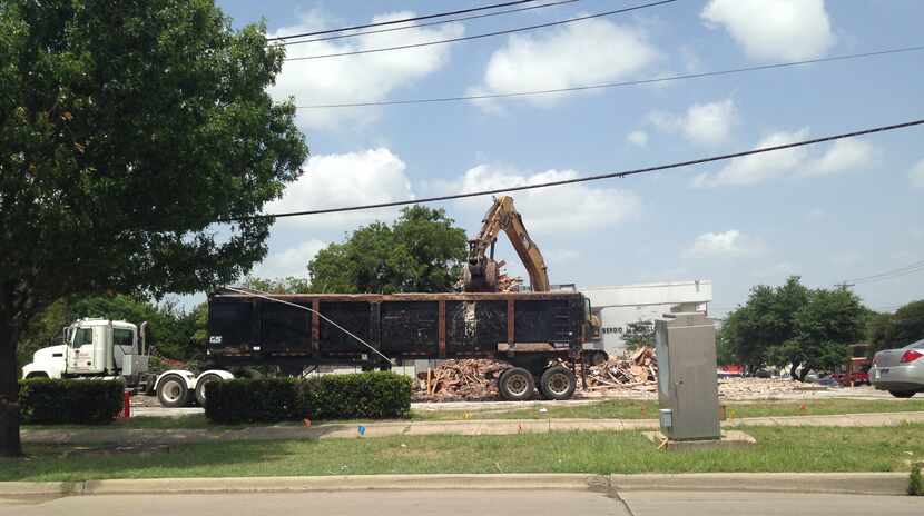 Demolition crews recently knocked down a building on the corner of Maple and Wycliff, one of...