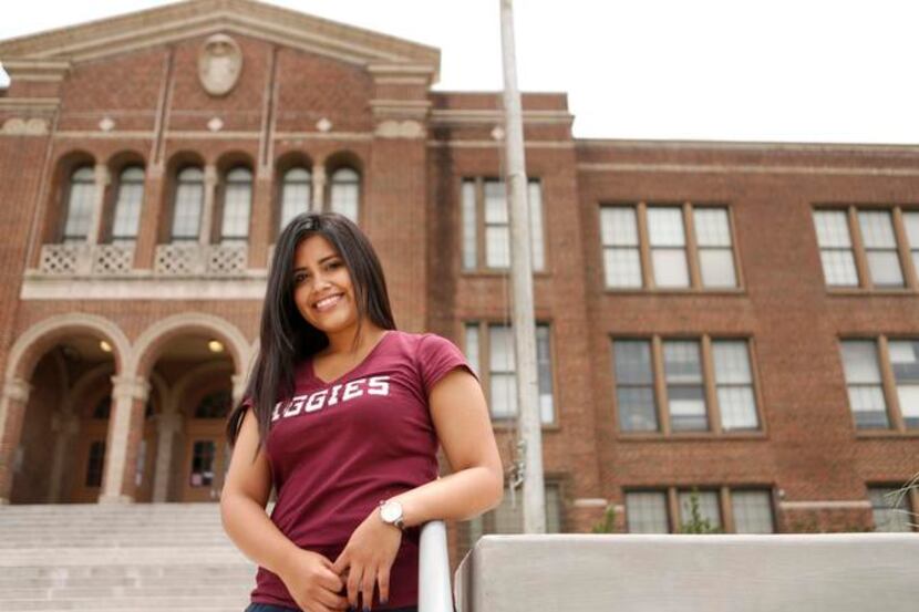 
Jannet Barrera, a former student at Sunset High School, is about to start her third year at...
