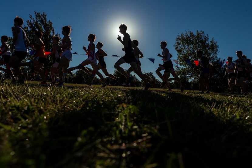 The boys 6A UIL State Cross Country Championship in Round Rock, Saturday, Nov.3, 2018....