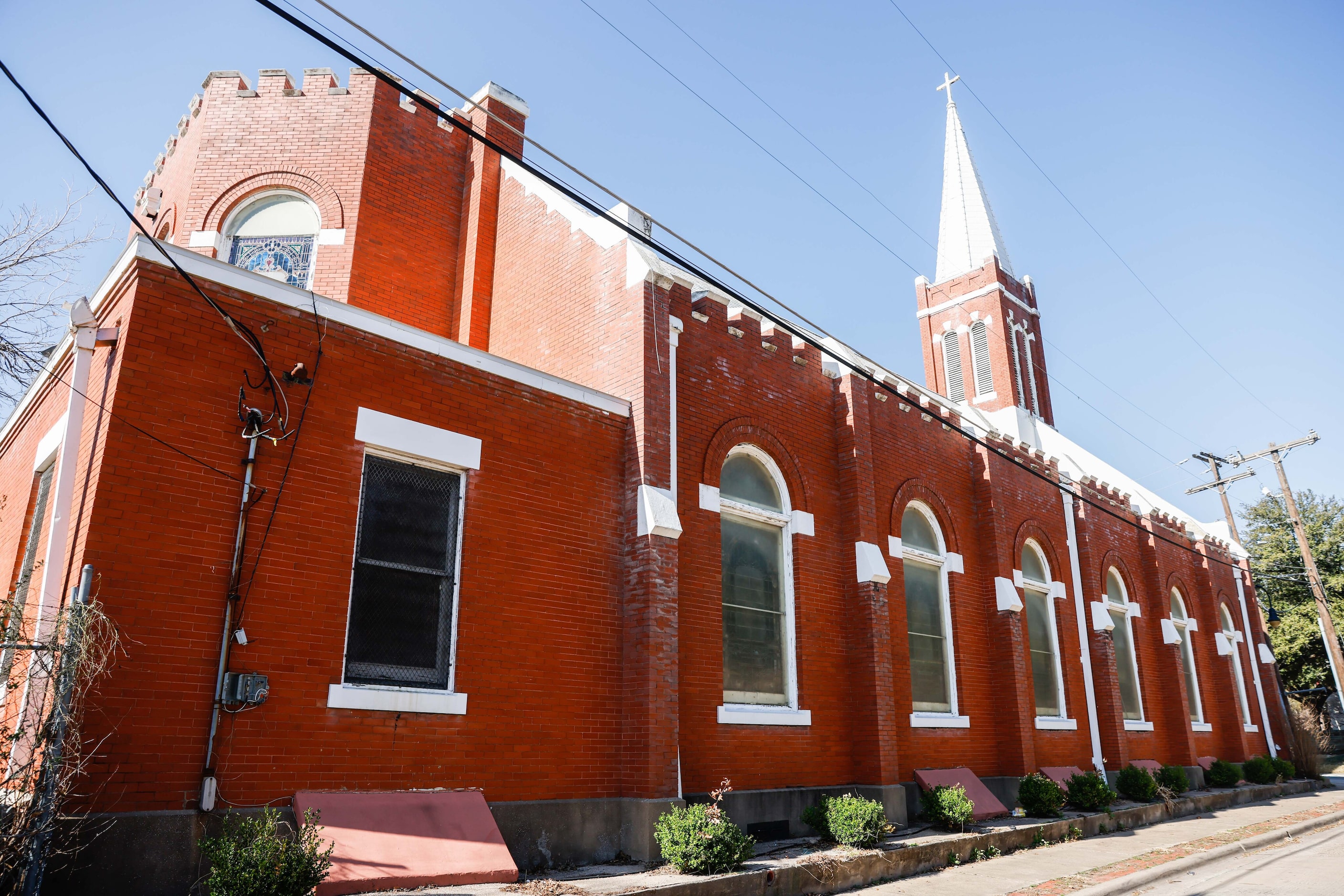 The former St Joseph’s Catholic Church as seen from Texas Street. The church's entrance...