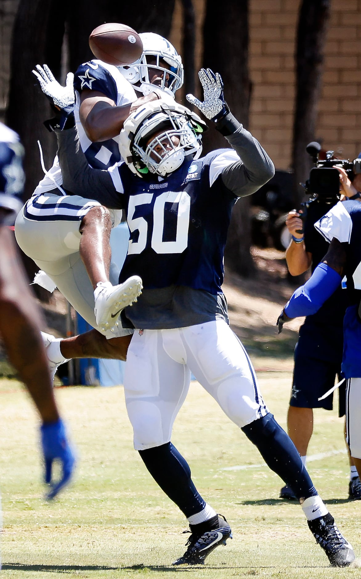 Cowboys camp photos: Rookie receiver Jalen Tolbert looks to make