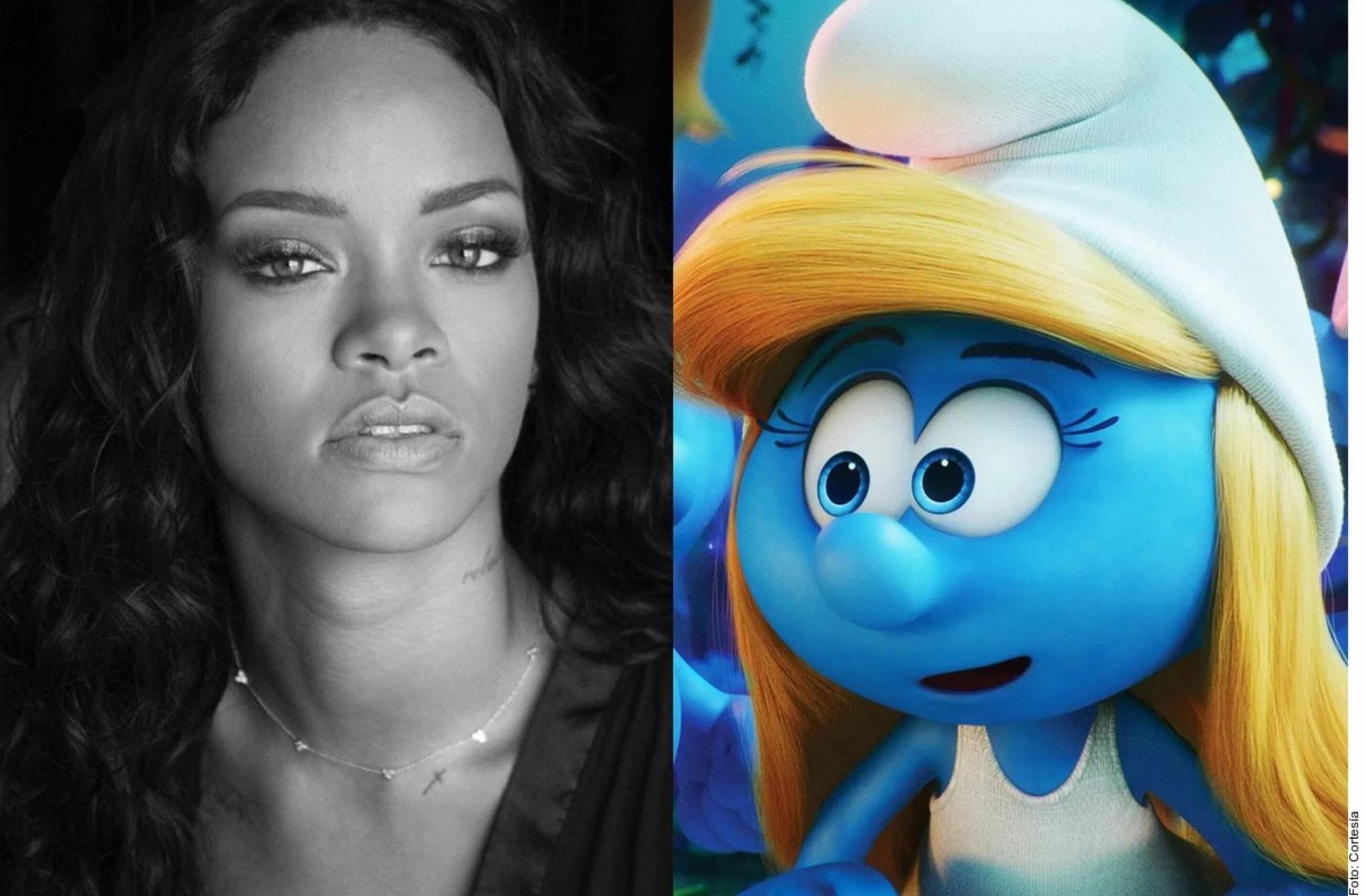 Video: Rihanna será Pitufina en una nueva versión para el cine de estos  seres azules