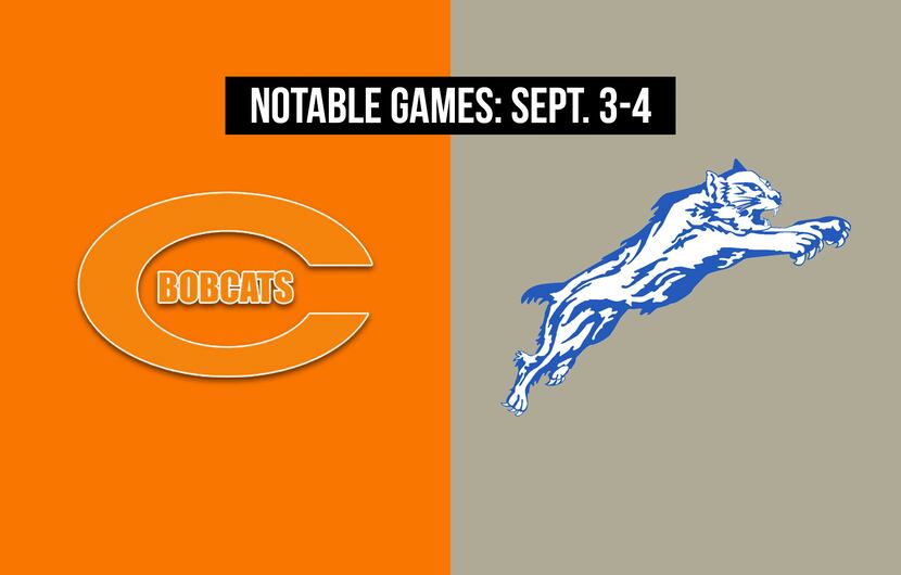 Notable games for the week of Sept. 3-4 of the 2020 season: Celina vs. Paris.