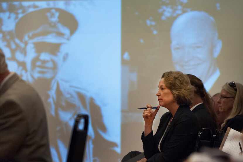 Susan Eisenhower, granddaughter of President Dwight D. Eisenhower, attended a 2014 meeting...