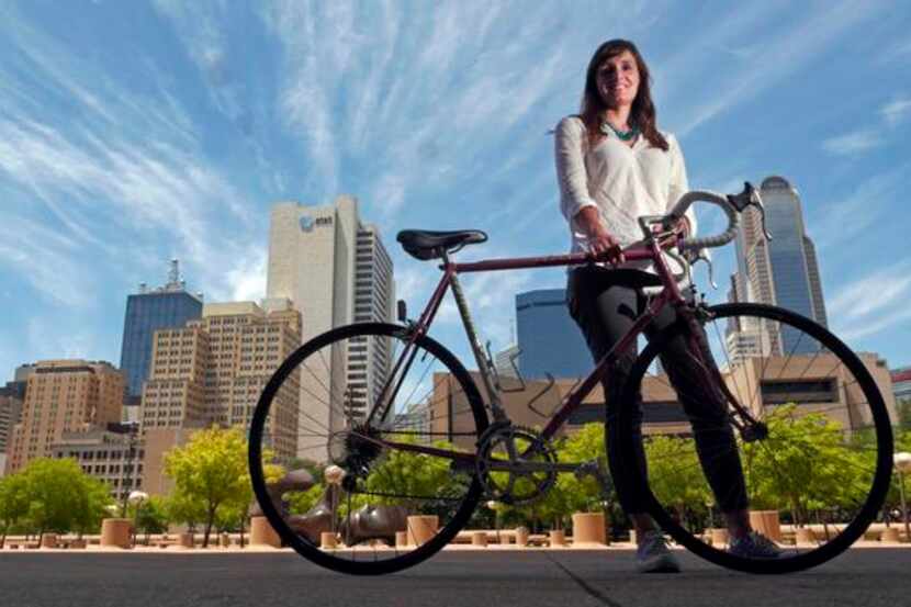 
Ashley Haire, Dallas’ new bike coordinator, takes control of the city’s bike plans at a...