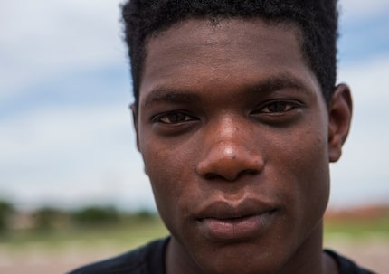 Osa Elaiho, 16, played football with Jordan Edwards. (Ryan Michalesko/Staff Photographer)