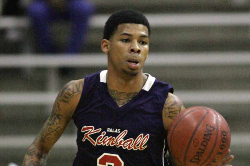 Kimball's Keith Frazier, cq, against South Oak Cliff,during game action in Dallas Texas, at...