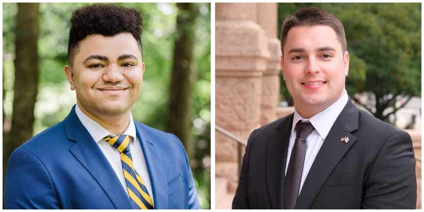 Democrats Trey Hunt (left) and Sebastian Gehrig (right) are running in Texas' 12th...