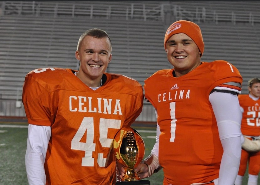 From left to right, Caleb and Nathan Elliott during their playing days at Celina. (Courtesy...