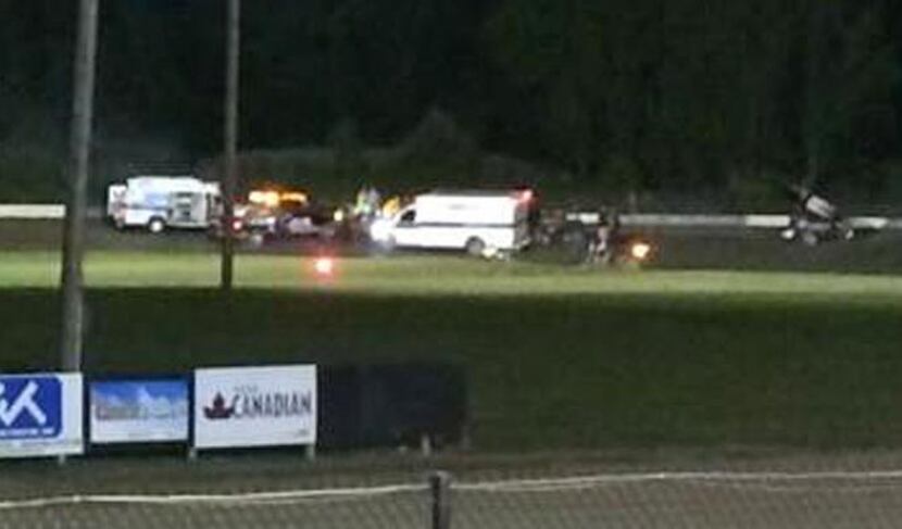
Ambulances arrived at Canandaigua Motorsports Park in New York Saturday after the track was...
