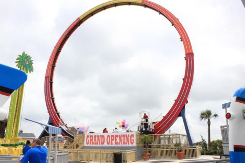 
The Kemah Boardwalk’s new roller coaster, the Flare, stands 75 feet tall and is touted as...