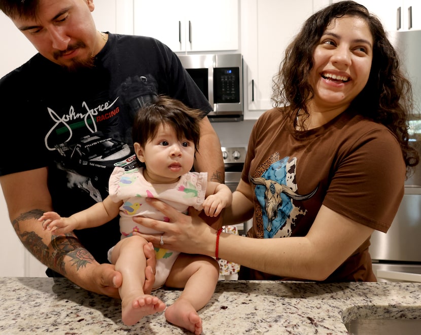 “As soon as I walked into this house, I said, ‘this is it,’” said Dayra Medrano, 28, with...