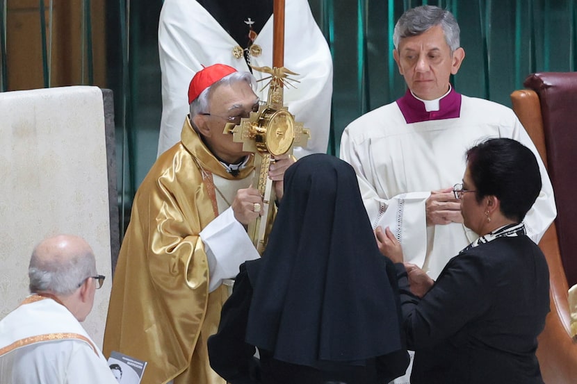 Cardinal Marcello Semeraro presides over the beatification ceremony of Rev. Moisés Lira at...