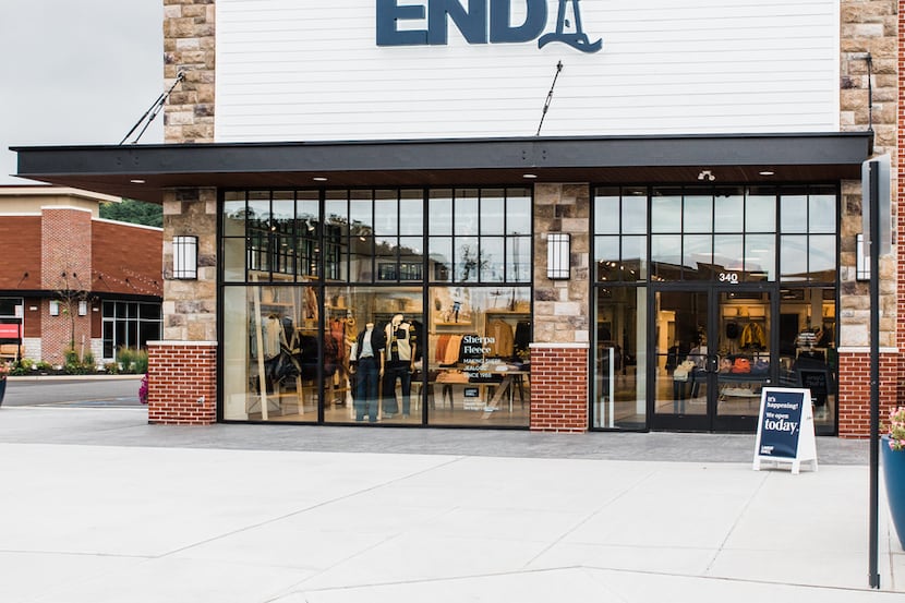 Exterior of a Lands' End store in Bridgewater, N.J. The store will open its first standalone...