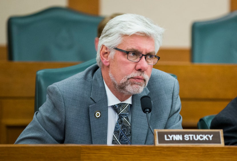 Representative Lynn Stucky and other members of the House Appropriations Panel on Education...