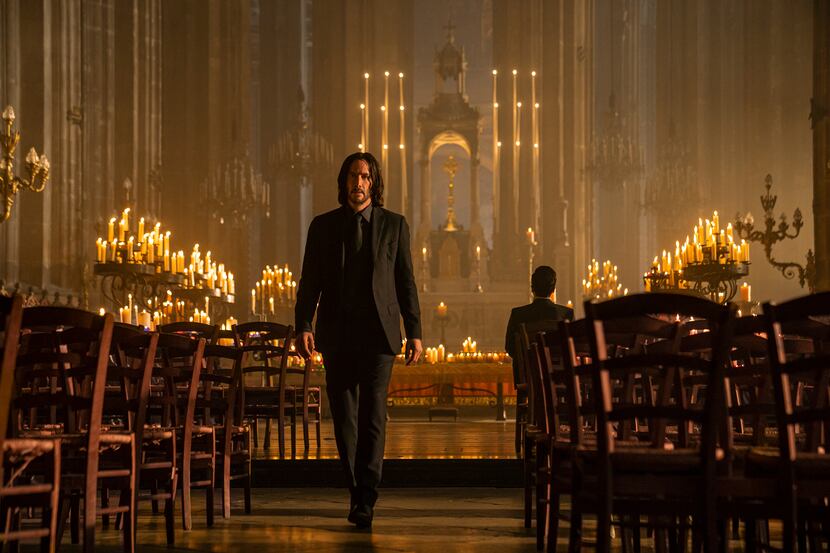 Keanu Reeves stars in "John Wick: Chapter 4." (Murray Close/Lionsgate)