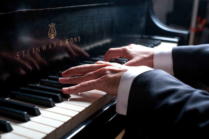  Kholodenko playing at the Cliburn competition in 2013.  