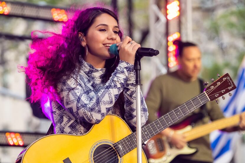 Alessia Cara performs on NBC's "Today" show at Rockefeller Plaza on Friday, Oct. 11, 2019,...