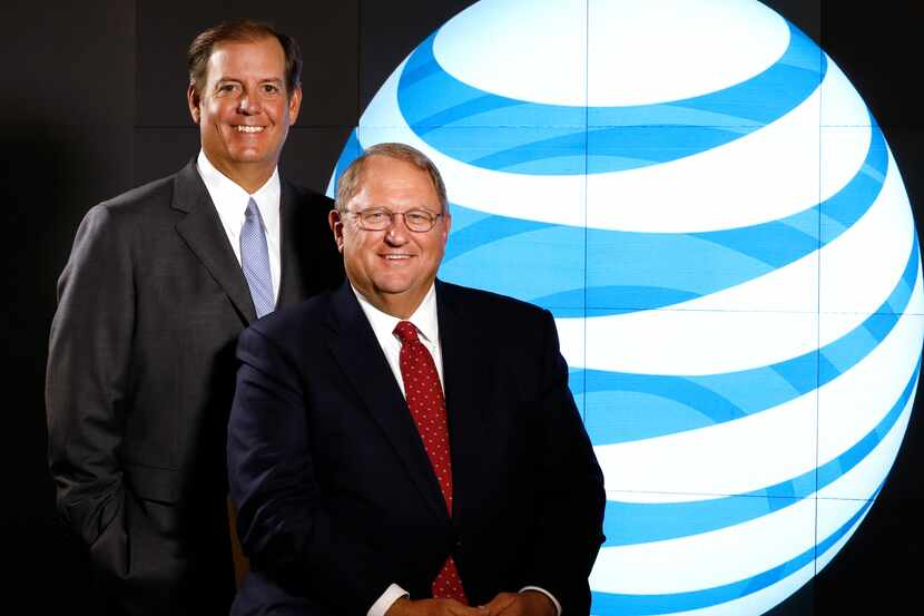 David McAtee  (left) will succeed retiring Wayne Watts as general counsel for AT&T. Watts is...