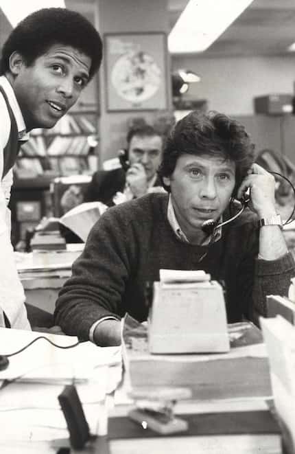 Actor Robert Walden (right) played a journalist on the TV show "Lou Grant"