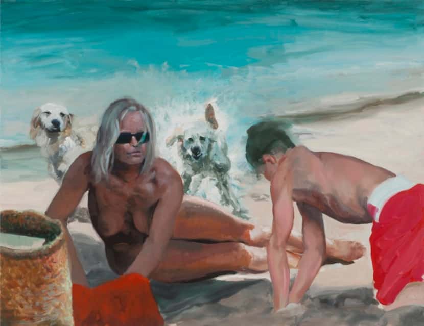 Eric Fischl's 'Surrounded by Dogs' 2017