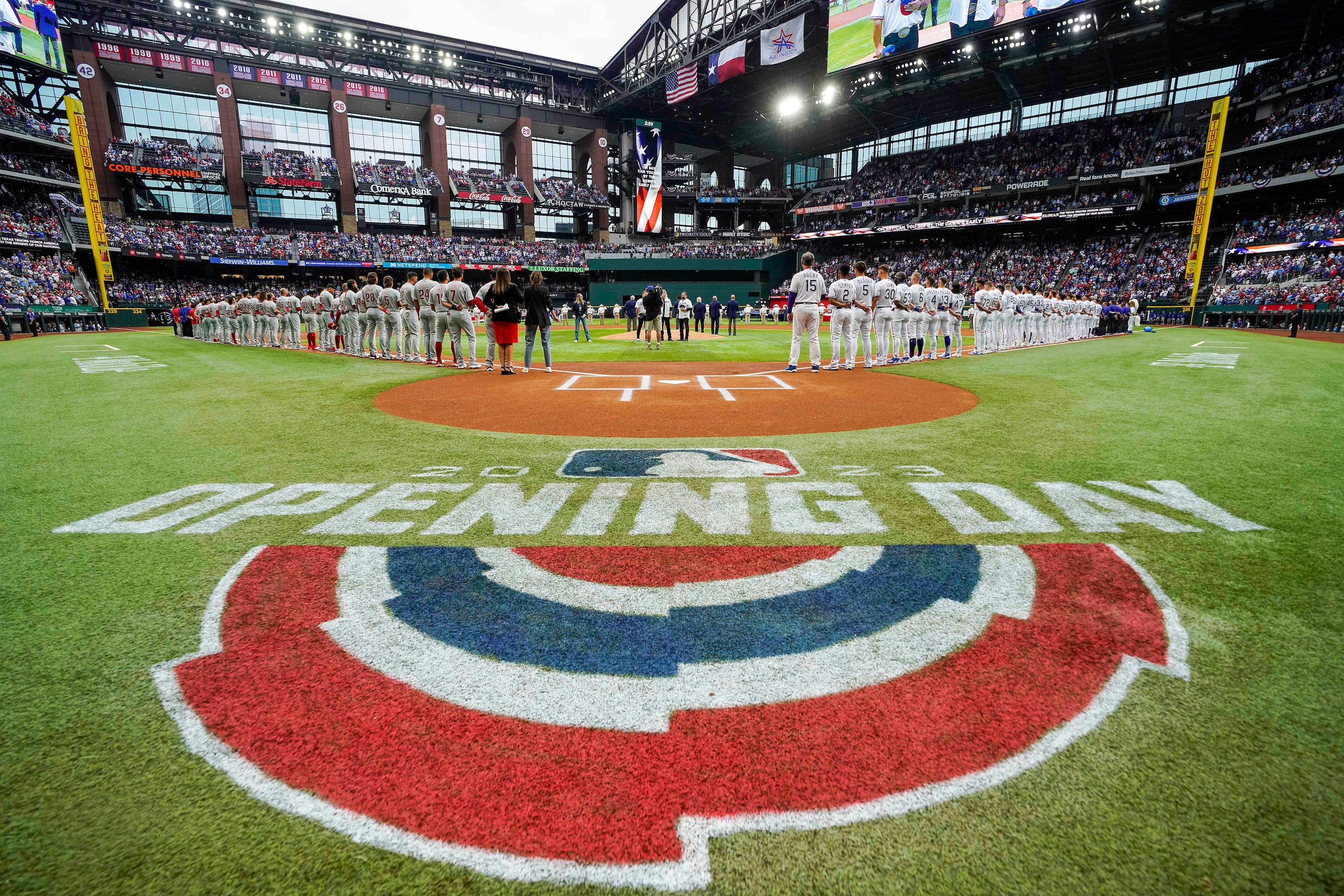 PHOTOS: Texas Rangers Home Opener - just like the good 'ol pre-COVID days