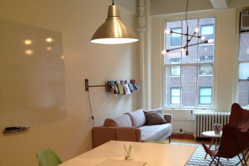 
A space in Manhattan near Penn Station is available for $25 per hour from Breather.
