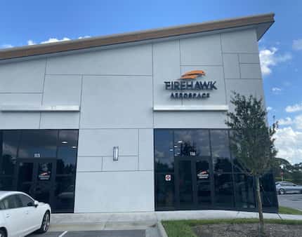 Firehawk Aerospace headquarters in Melbourne, Fla. The company is planning to soon relocate...
