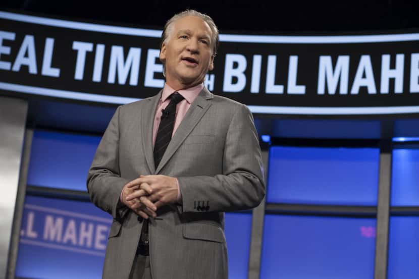 Bill Maher will reappear in Dallas on Sunday night. (AP Photo/HBO, Janet Van Ham, File)