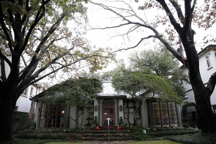 
The home of Nancy and Foster Poole in Dallas on Nov. 30, 2015. 
